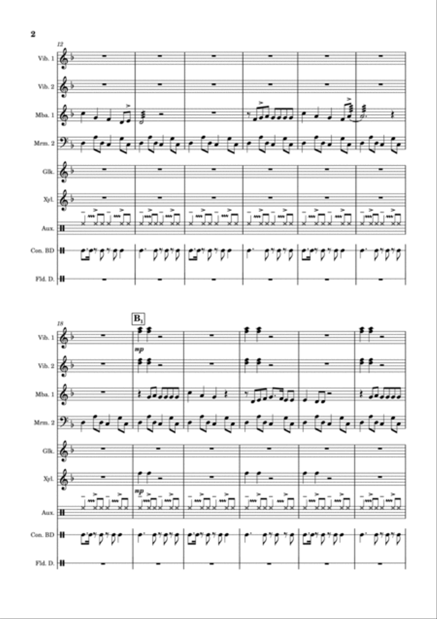 Somebody That I Used To Know School and Community scores gallery preview page 3