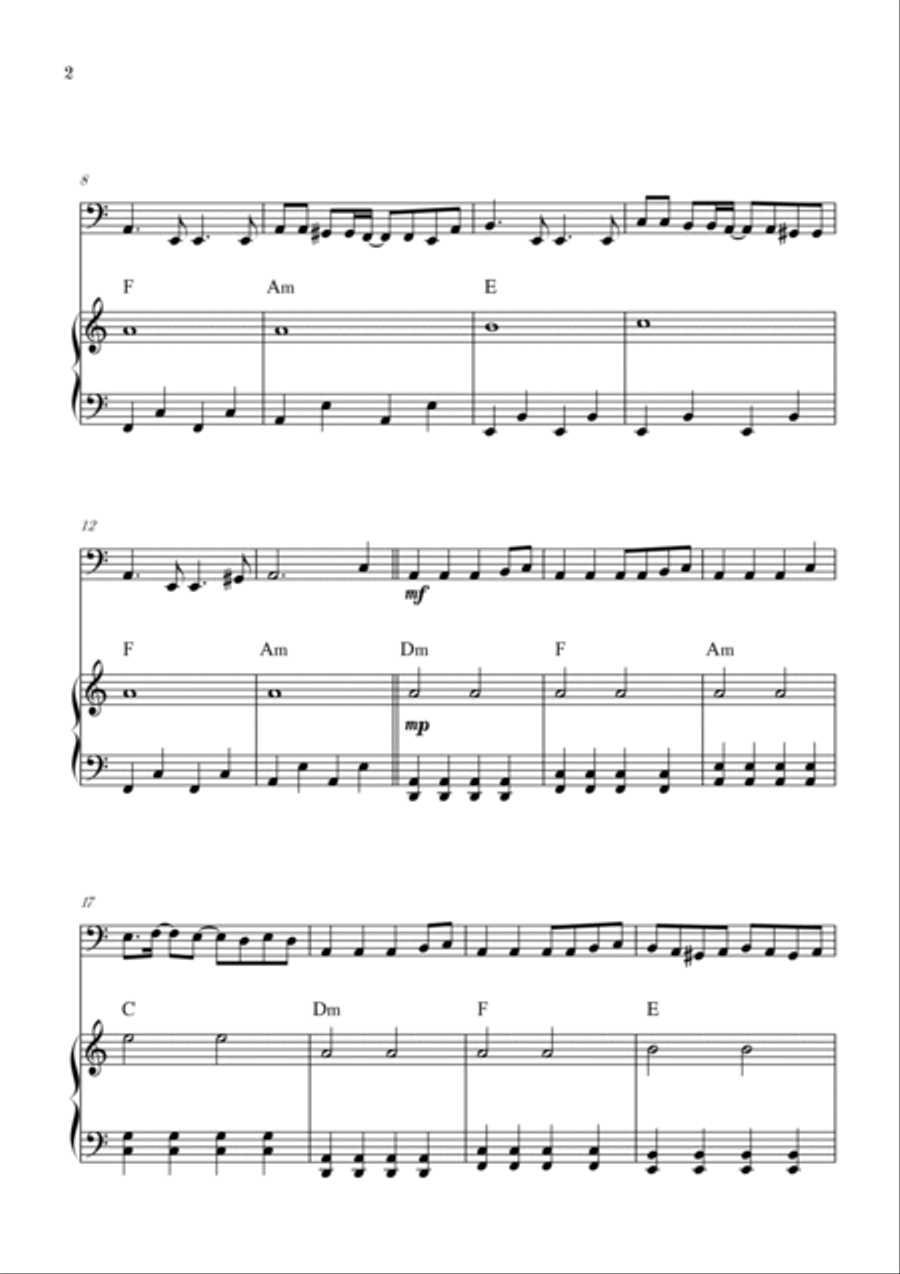Bloody Mary Bloody Mary Piano scores gallery preview page 2