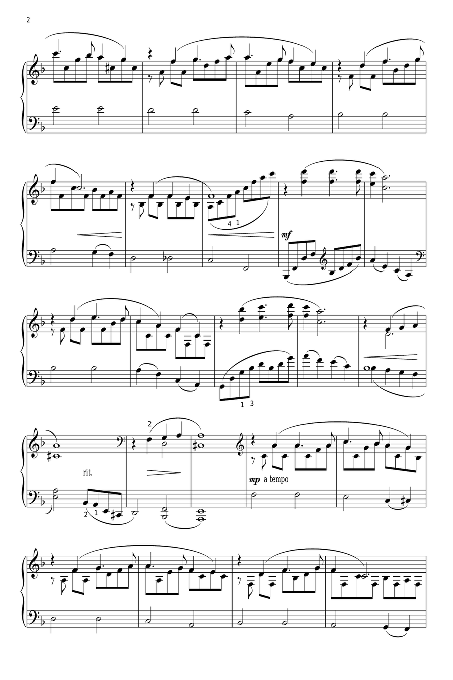Let It Be Me (Je T'appartiens) (arr. Phillip Keveren) Piano Solo scores gallery preview page 2