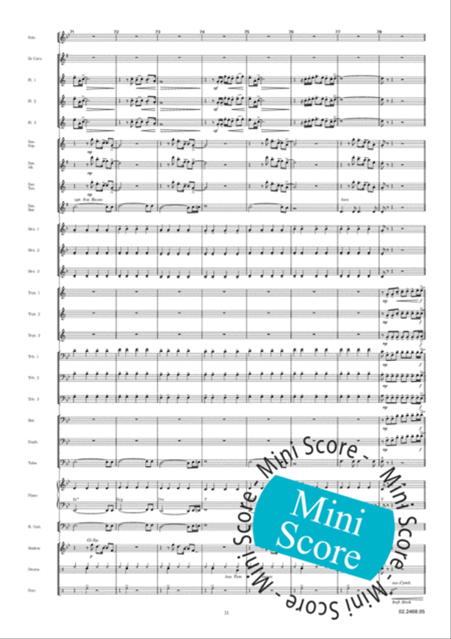 Gloria Estafette Big Band scores gallery preview page 15
