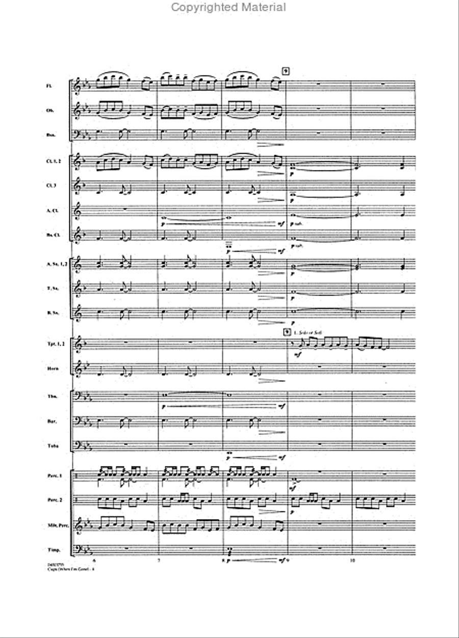 Cups (When I'm Gone) Concert Band scores gallery preview page 3