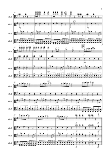 Burnies's Blues for Viola Quartet image number null