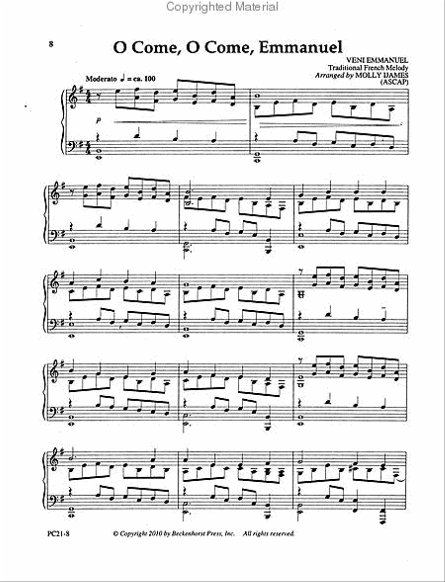 Of the Father's Love Begotten Piano Solo scores gallery preview page 3