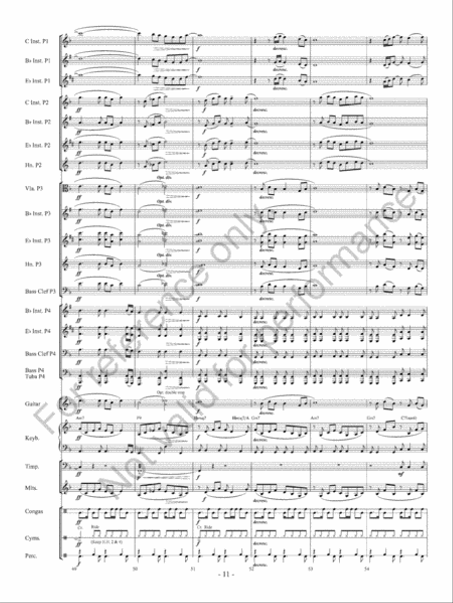 The Water Is Wide The Water Is Wide Concert Band scores gallery preview page 12