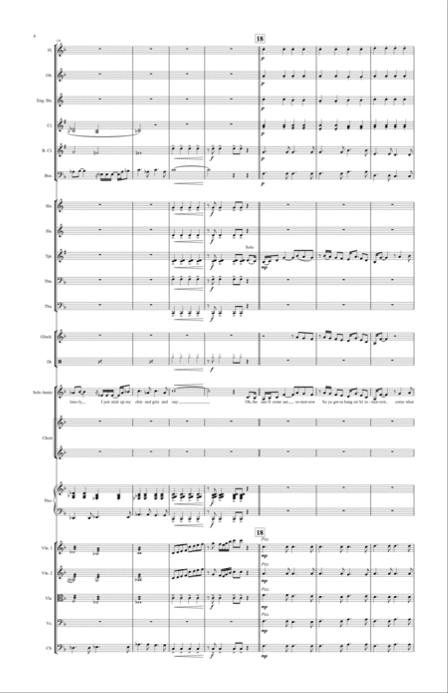 Tomorrow Full Orchestra scores gallery preview page 5