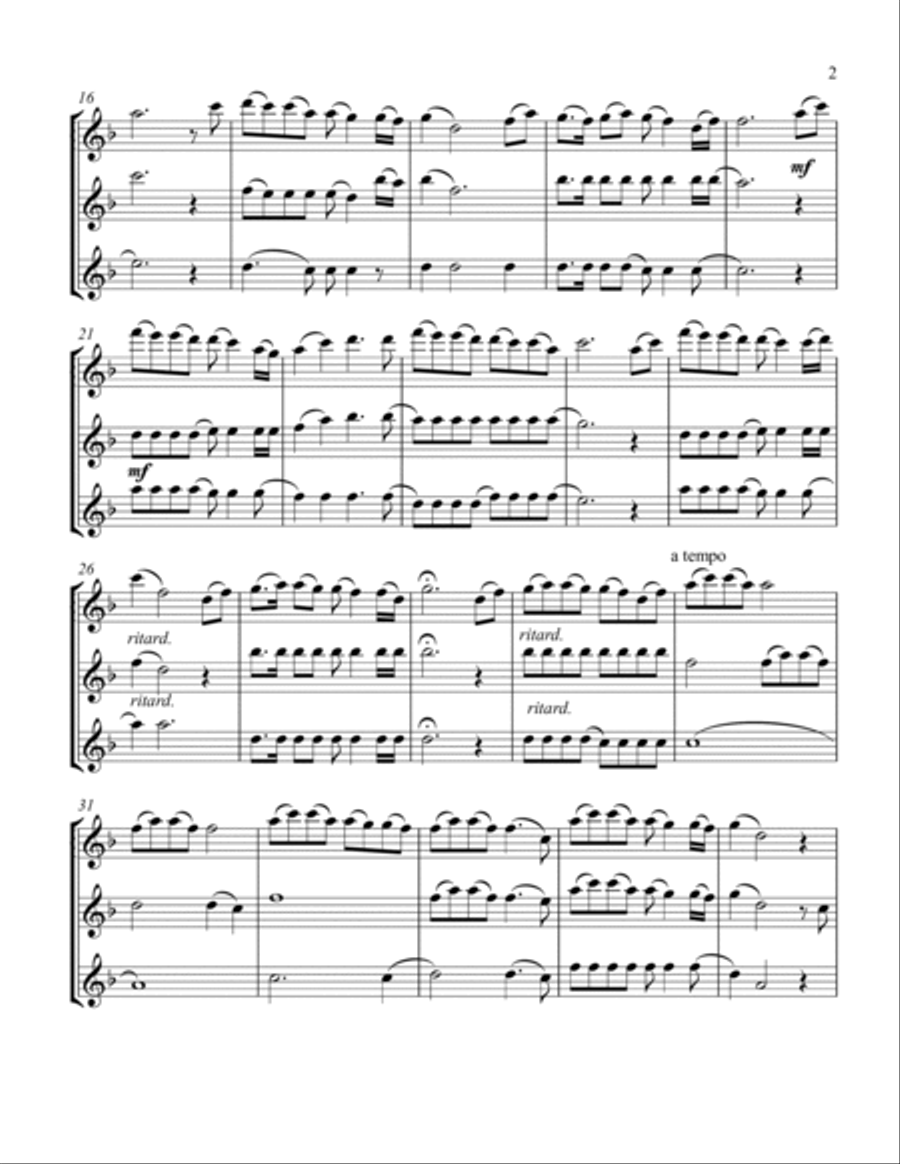 Colors Of The Wind Flute Trio scores gallery preview page 3