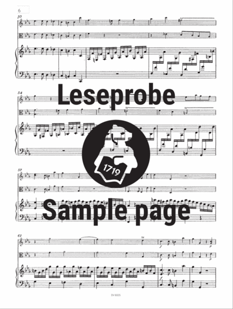 Piano Trio in C minor MWV Q 3 Piano Trio scores gallery preview page 5
