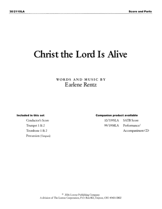 Book cover for Christ the Lord Is Alive - Score and Parts