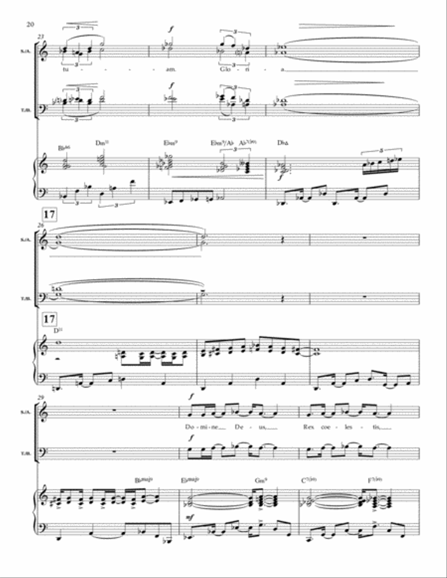 Mass in Blue 4-Part scores gallery preview page 8