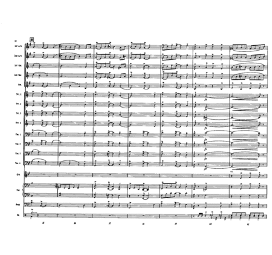 We Wish You a Merry Christmas Jazz Ensemble scores gallery preview page 10