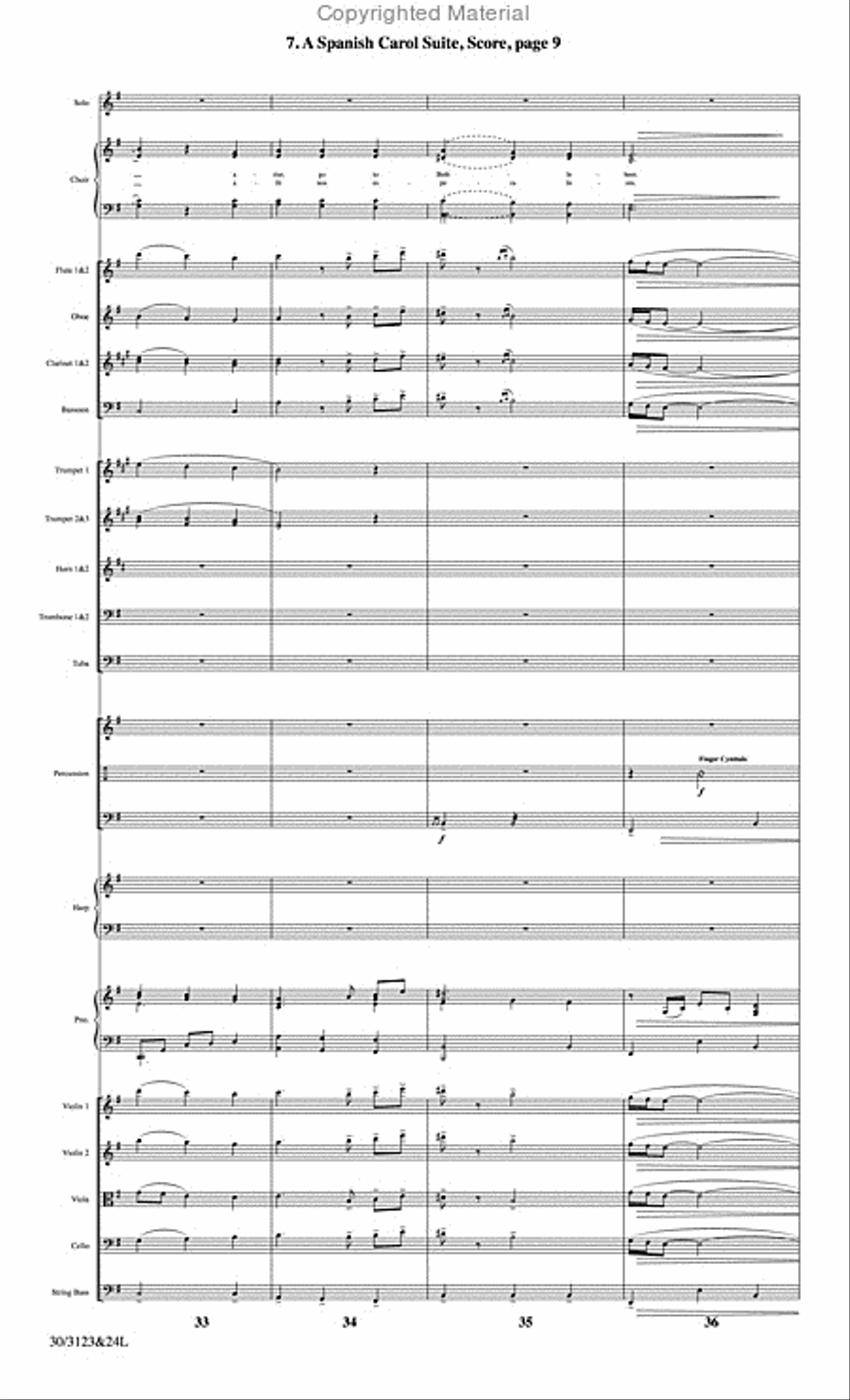 The Christmas Story - Set of Parts Choir scores gallery preview page 66