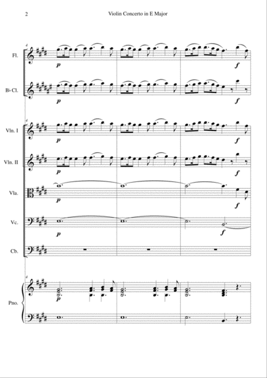 The Four Seasons - Spring 3rd Movement Orchestra scores gallery preview page 2