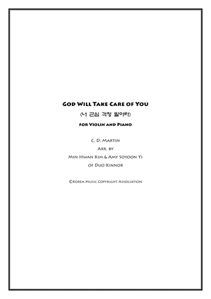 Book cover for God Will Take Care of You (Violin and Piano)