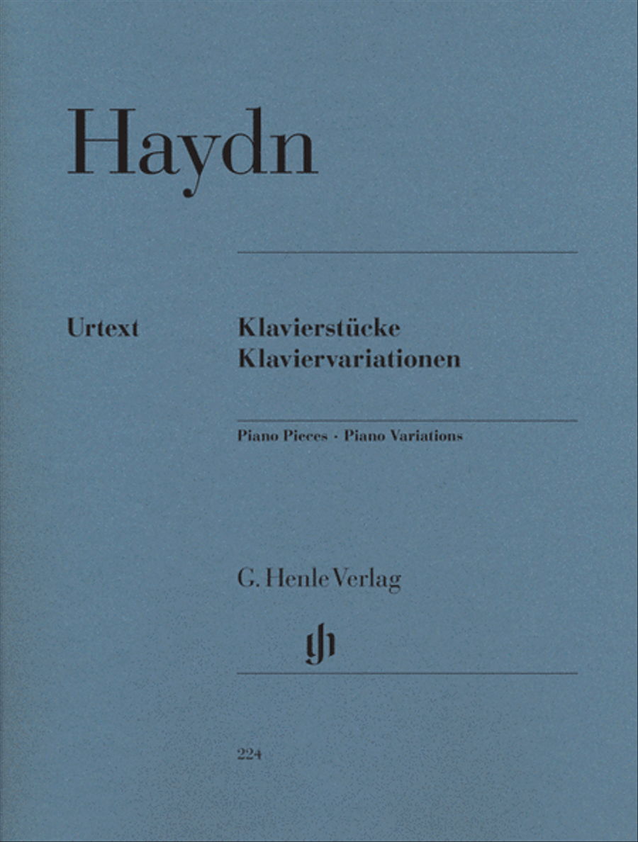 Piano Pieces – Piano Variations Piano Solo scores gallery preview page 1