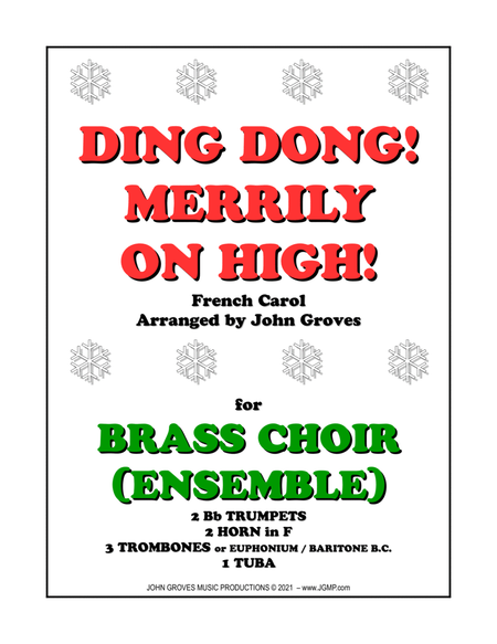 Ding Dong! Merrily on High! - Brass Choir (Ensemble) image number null