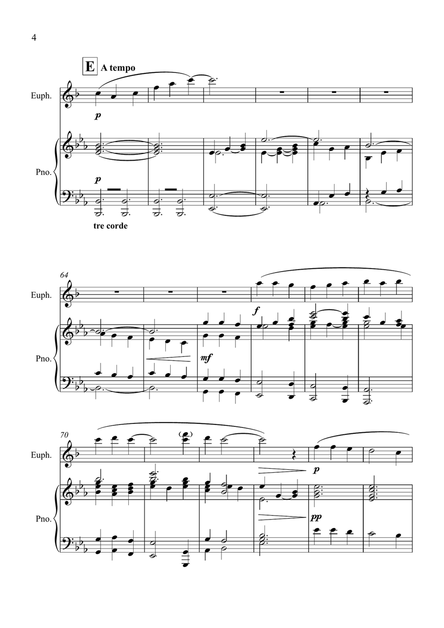 A French Carol A French Carol Euphonium scores gallery preview page 4
