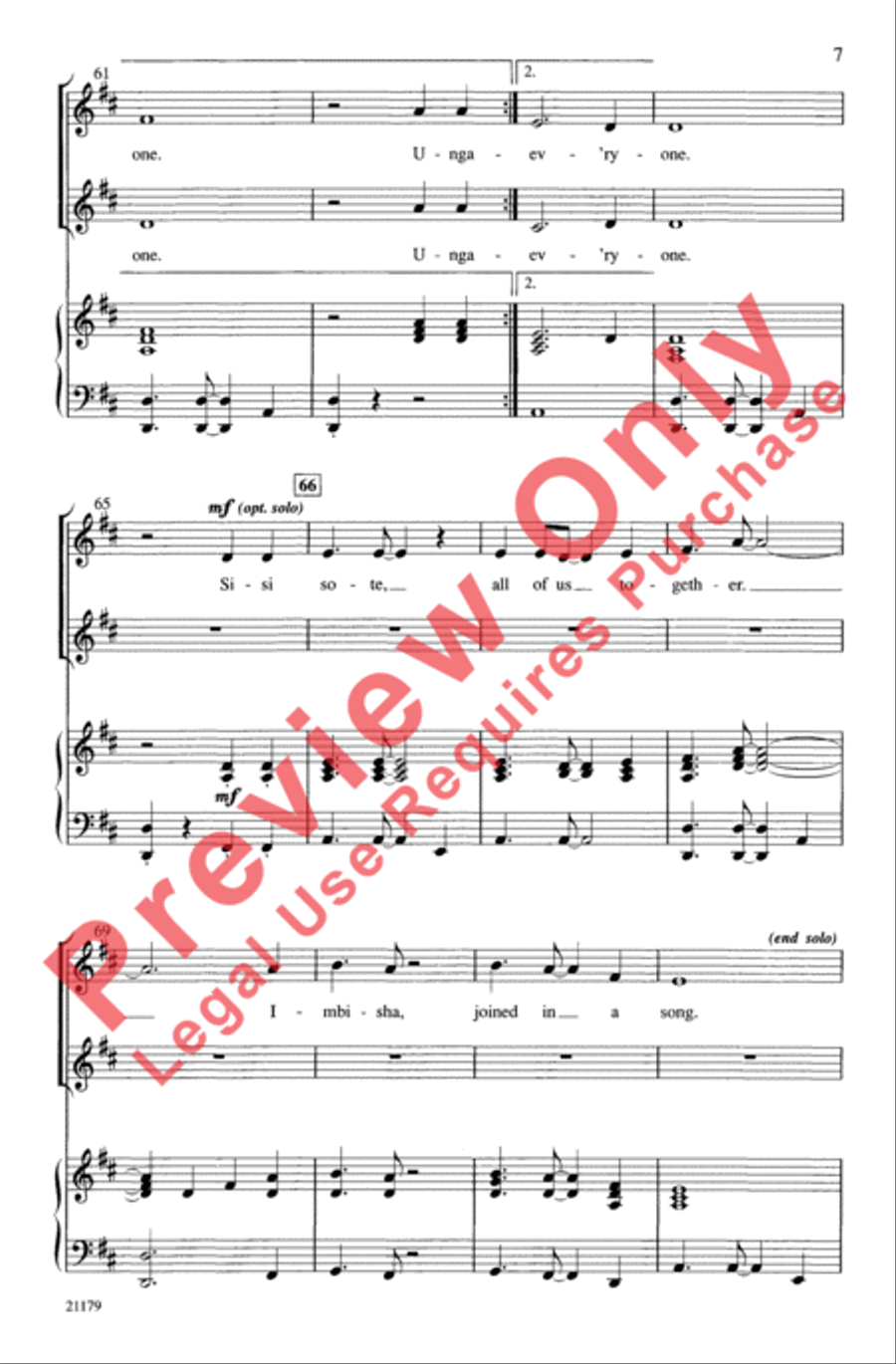 Changamano Changamano 2-Part scores gallery preview page 7