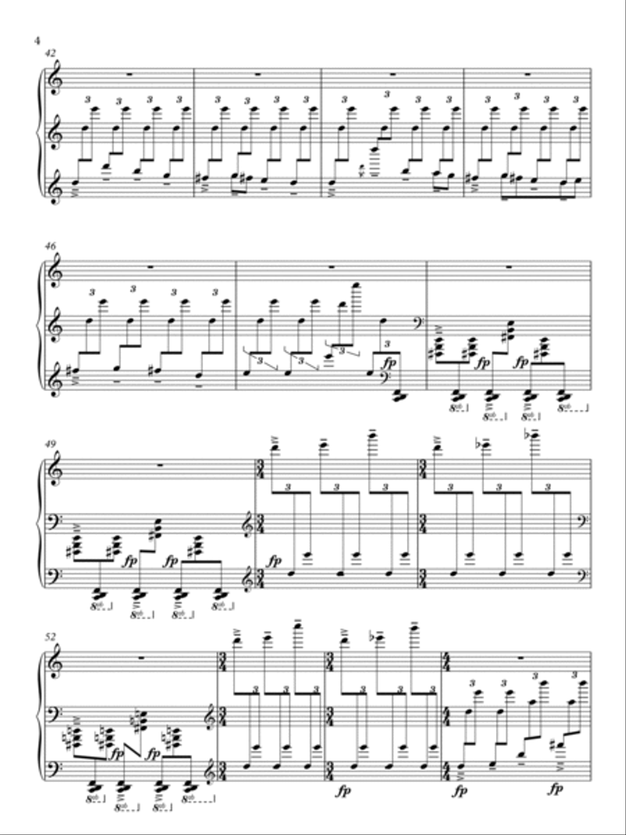 Reliev alpin I Rugoves ( Kosova) Piano Solo scores gallery preview page 4