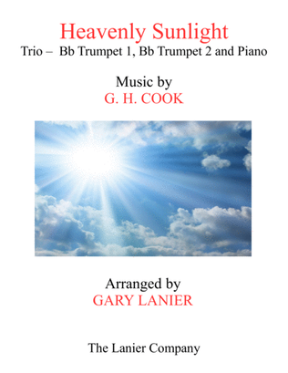 Book cover for HEAVENLY SUNLIGHT (Trio - Bb Trumpet 1, Bb Trumpet 2 & Piano with Score/Parts)