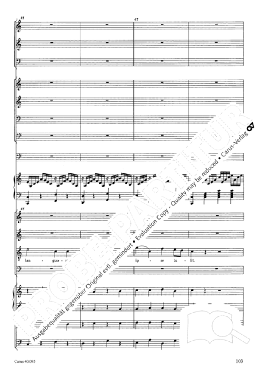 The Seven Words (Die Sieben Worte) 4-Part scores gallery preview page 118