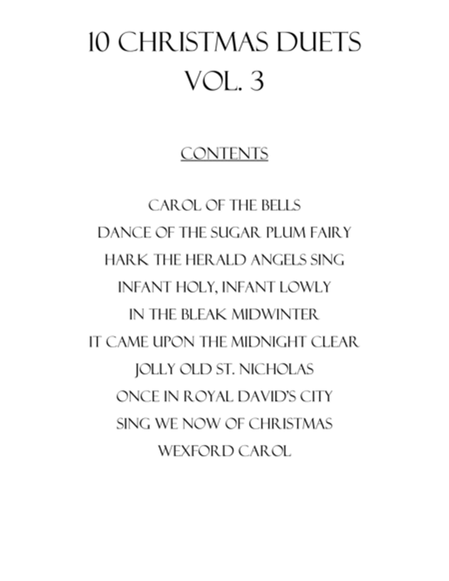 10 Christmas Duets for Violin (Vol. 3) image number null