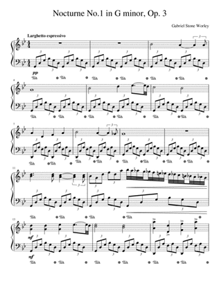 Nocturne No. 1 in G minor, Op. 3