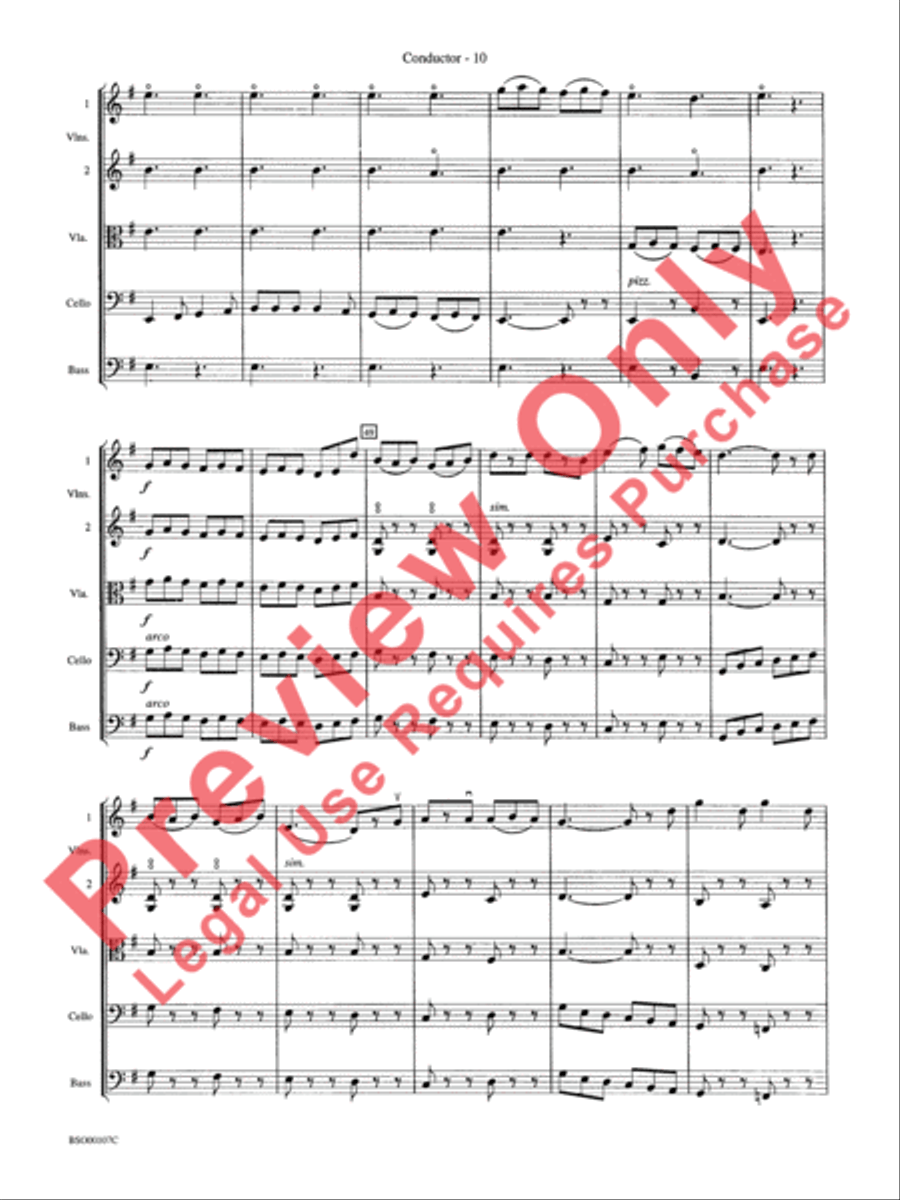 Londonderry Suite String Orchestra scores gallery preview page 12