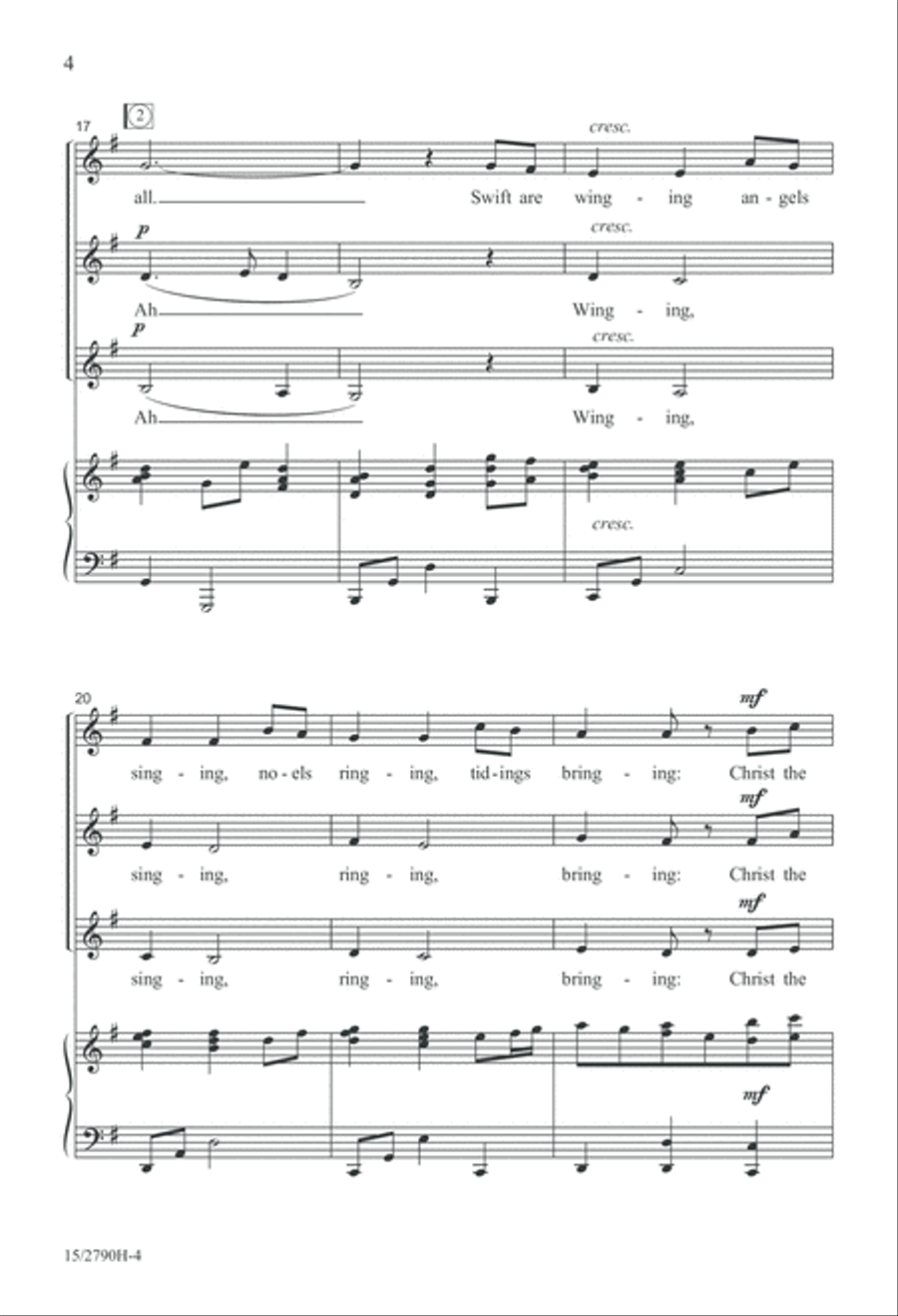 Infant Holy Infant Holy SSA scores gallery preview page 5