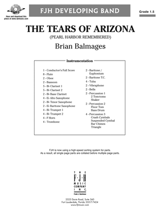 The Tears of Arizona: Score