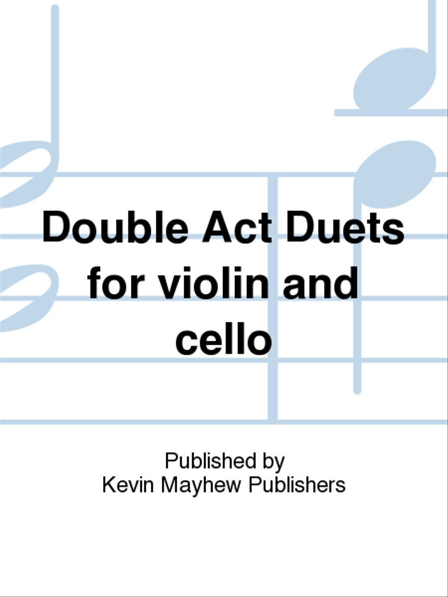 Double Act Duets for violin and cello String Duet scores gallery preview page 1
