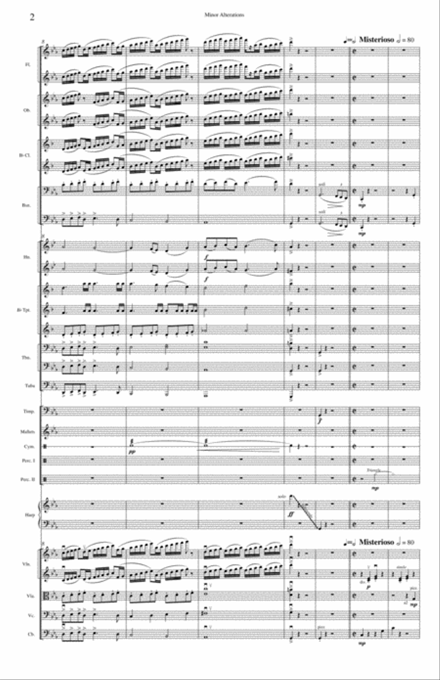 Minor Alterations Full Orchestra scores gallery preview page 6