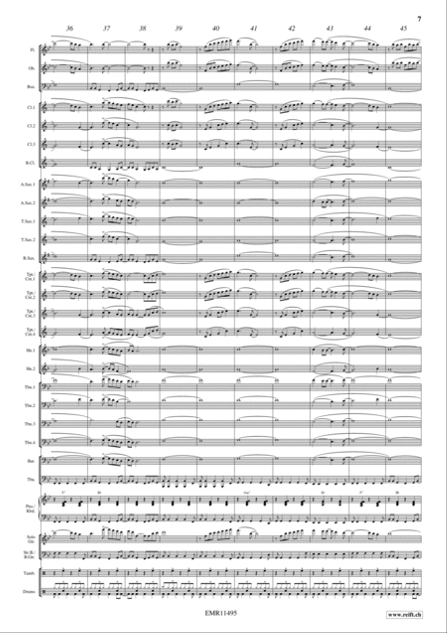 Beverly Hills 90210 Concert Band scores gallery preview page 8