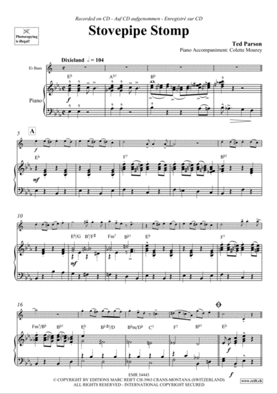Stovepipe Stomp Piano Accompaniment scores gallery preview page 4