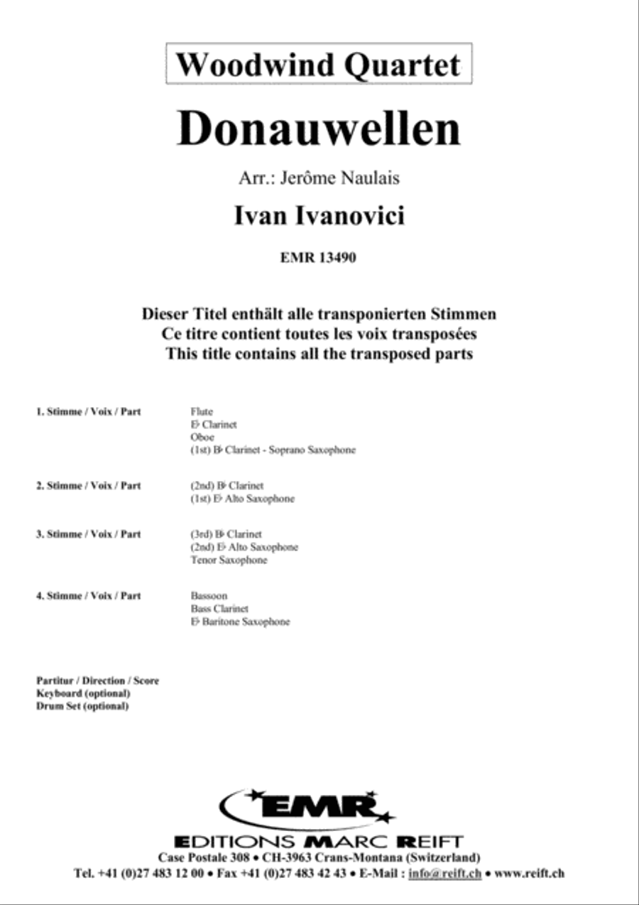 Donauwellen Donauwellen Woodwind Quartet scores gallery preview page 2