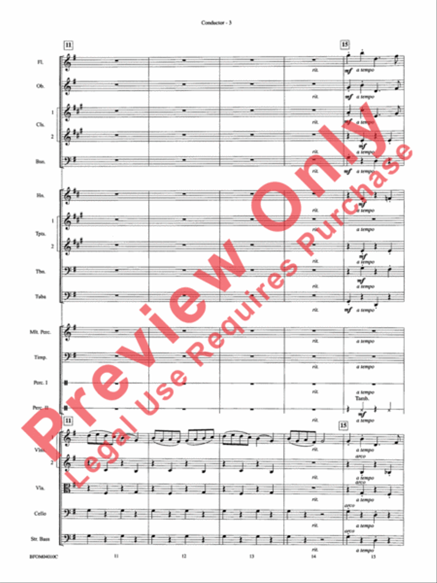 Norwegian Dance No. 2 Full Orchestra scores gallery preview page 6