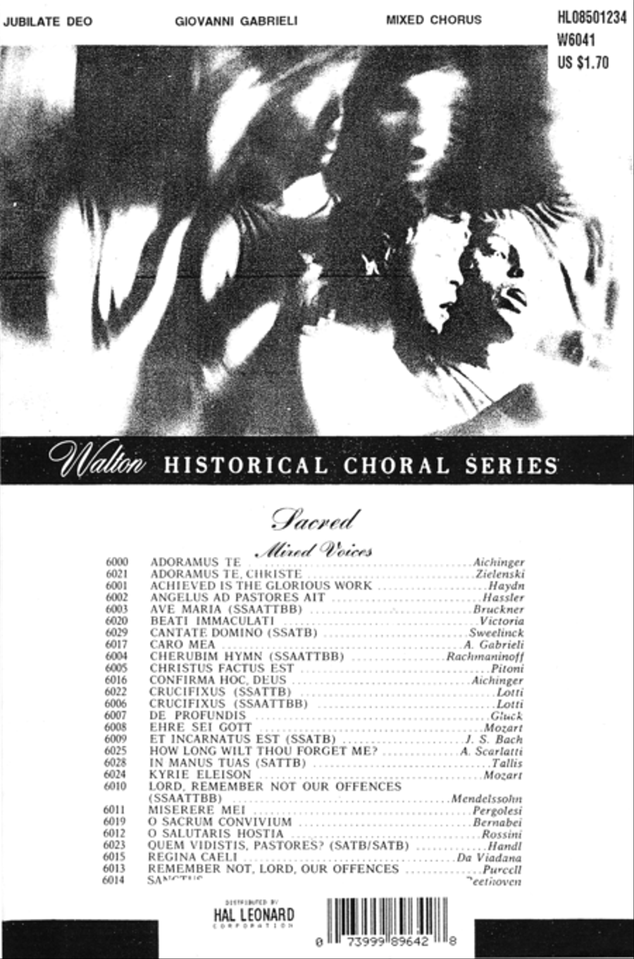 Jubilate Deo (Make a Joyful Noise Unto the Lord) Choir scores gallery preview page 1