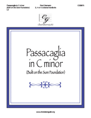 Book cover for Passacaglia in c minor
