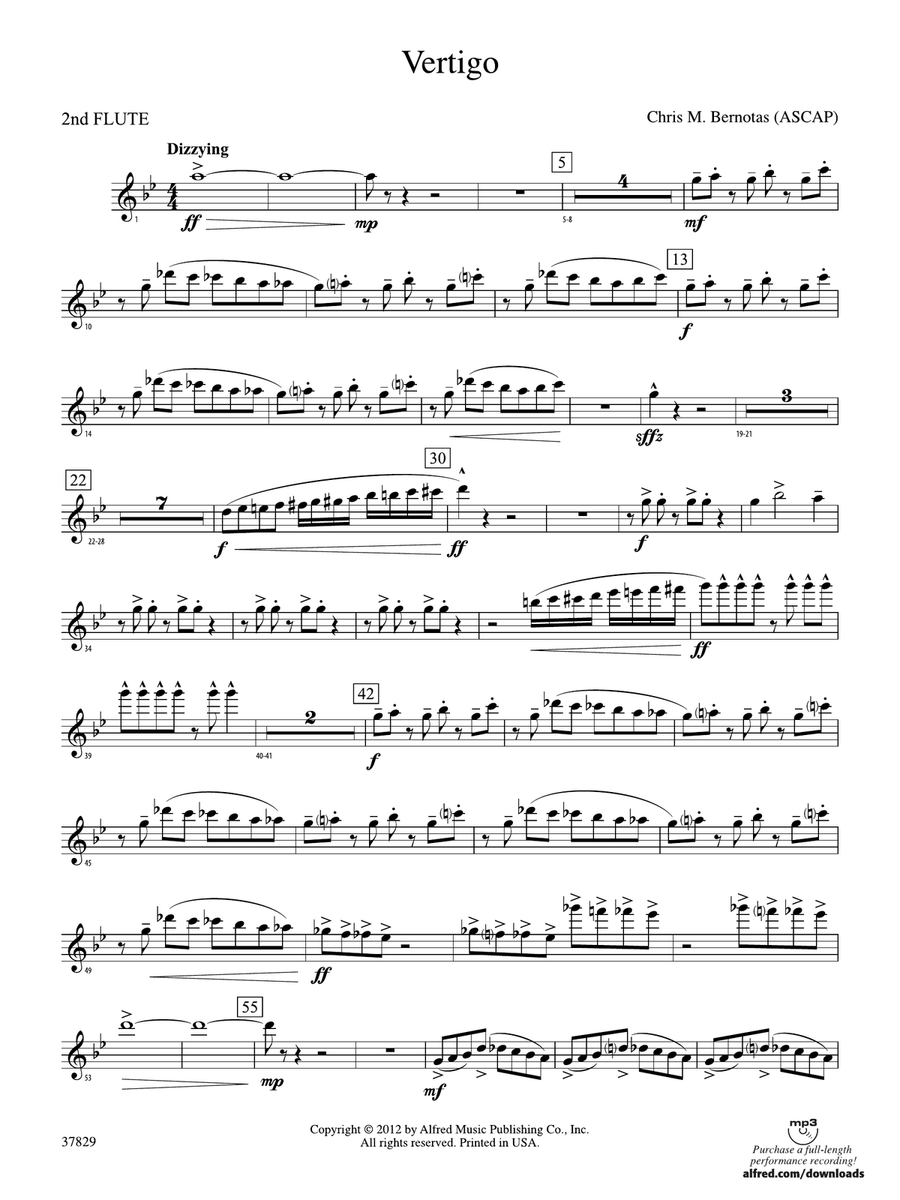 Vertigo: 2nd Flute