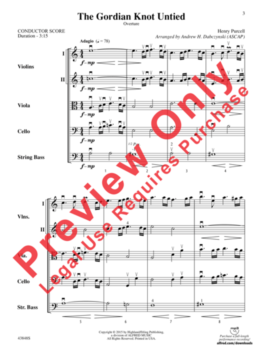 The Gordian Knot Untied The Gordian Knot Untied String Orchestra scores gallery preview page 4