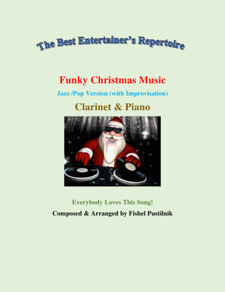 "Funky Christmas Music"-Piano Background for Clarinet and Piano (with Improvisation)-Video