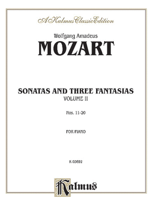 Book cover for Sonatas and Three Fantasias, Volume 2