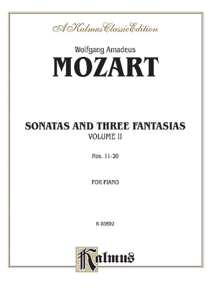 Sonatas and Three Fantasias, Volume 2
