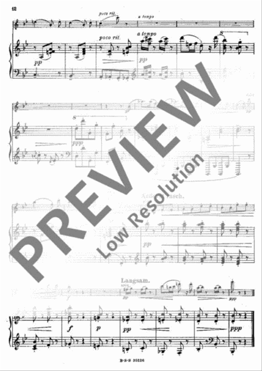 Grillen Violin Solo scores gallery preview page 12