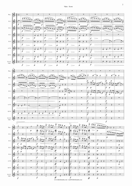 Valse from Dvorak's "Serenade n°1" - for Flute Choir image number null