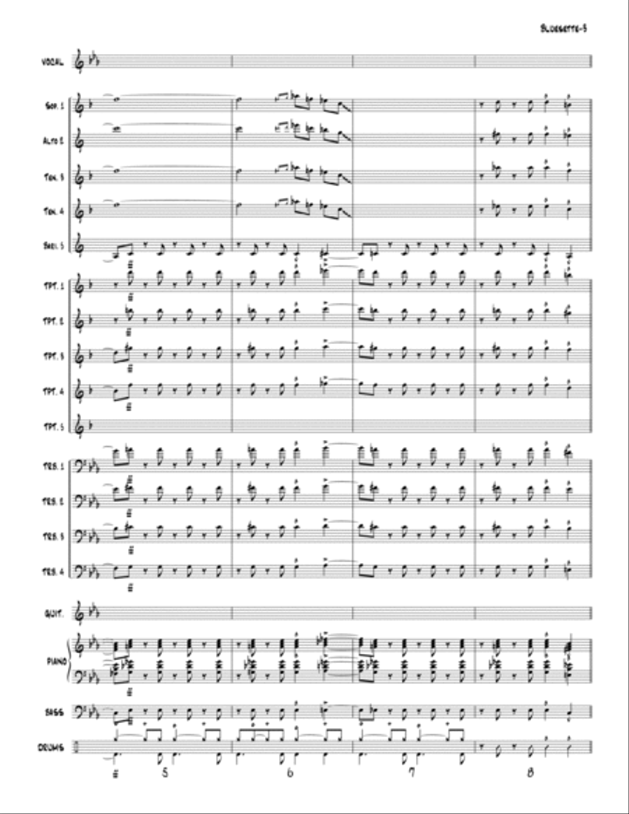 Bluesette Jazz Ensemble scores gallery preview page 3