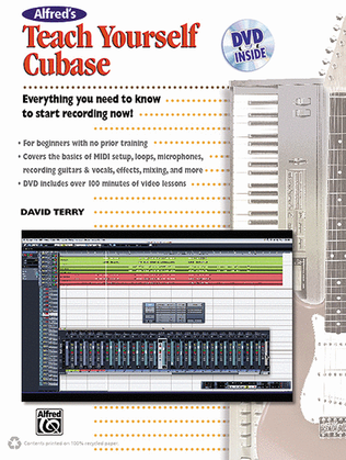 Book cover for Alfred's Teach Yourself Cubase