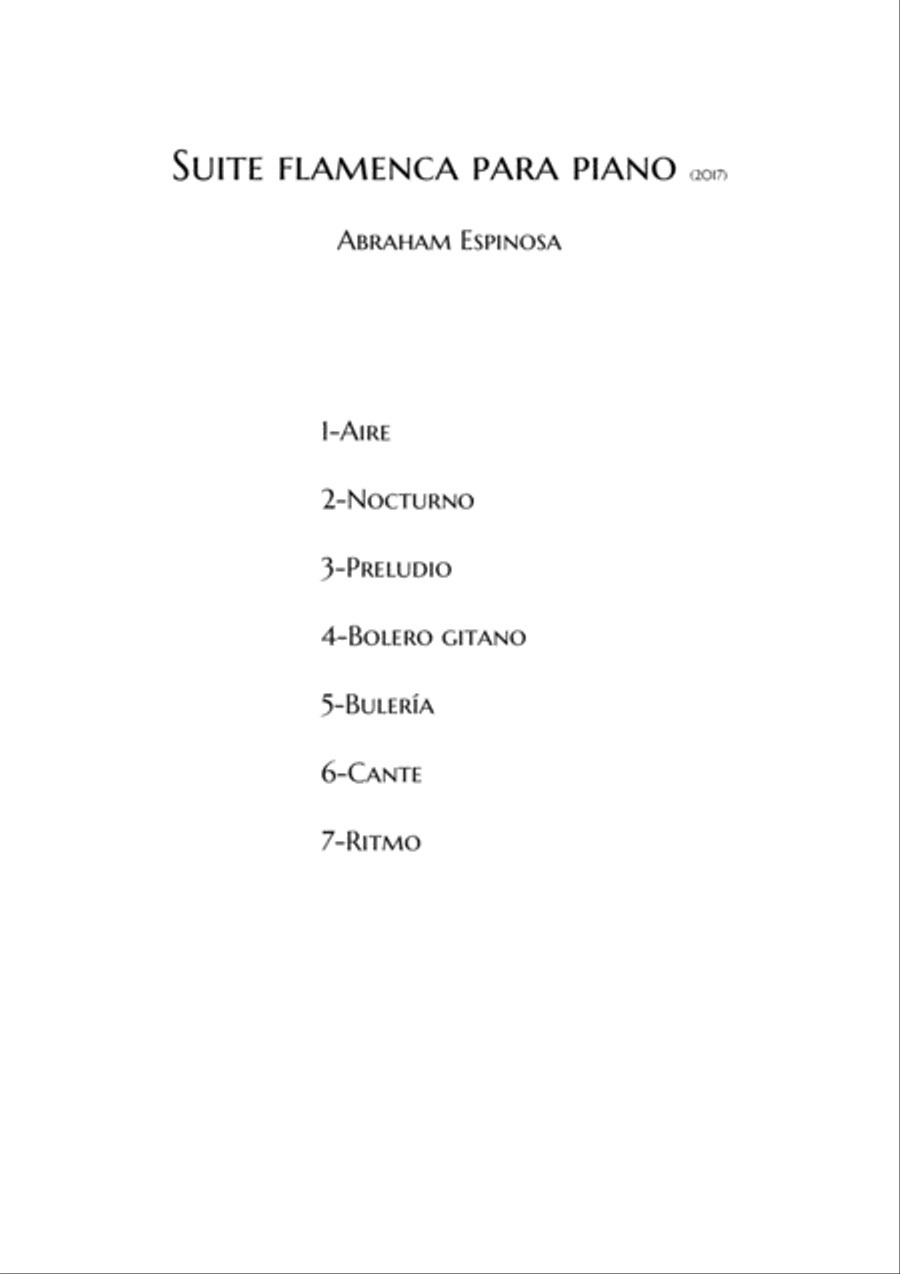 Suite flamenca para piano nº1 Piano Solo scores gallery preview page 2