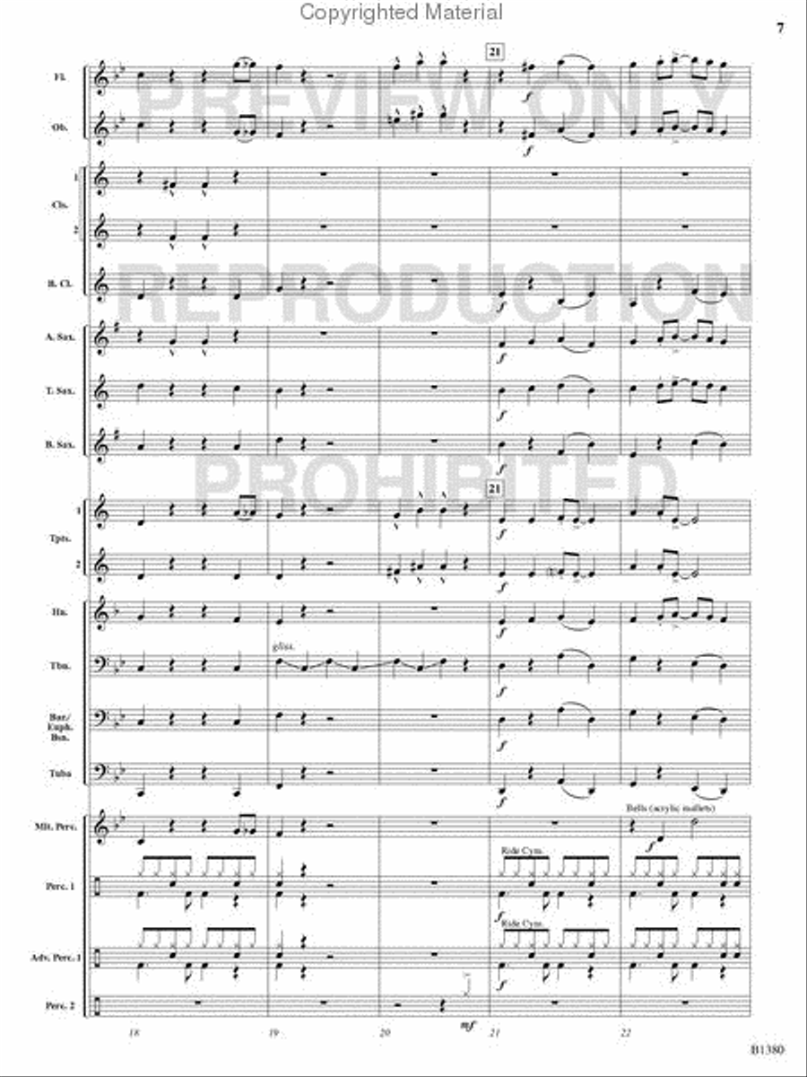 Traffic Jam Concert Band scores gallery preview page 6
