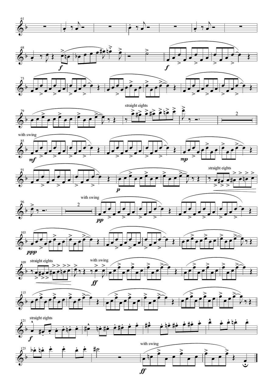 In The Mood Woodwind Quartet scores gallery preview page 2