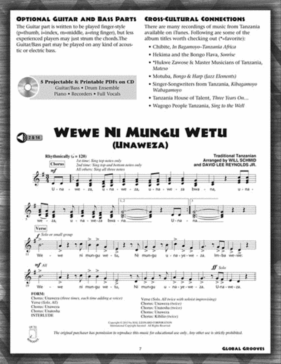 Global Grooves Global Grooves Choir scores gallery preview page 2